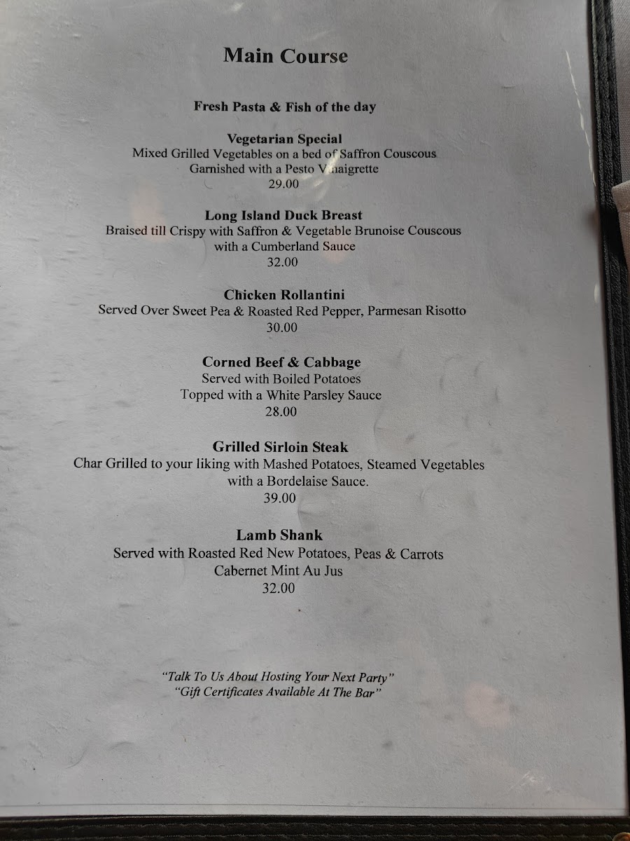 The Landmark Tavern Menu - Image 2